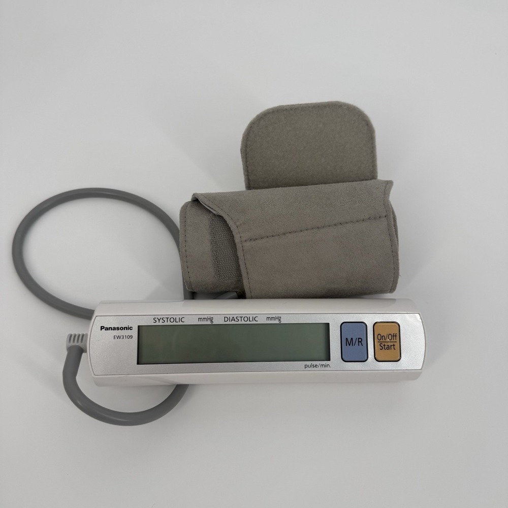 Panasonic EW3109 Portable Automatic Arm Blood Pressure Monitor w/ Cuff